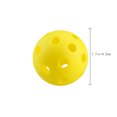 thumbnail image 2 of Naiovety 50 Uds. Pelota de golf de interior de 26 agujeros, pelotas de práctica de golf, pelota ligera de golf con agujero, ayudas para entrenamiento de Golf amarillo Naiovety OD2512-02B, 2 of 6