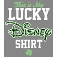 thumbnail image 2 of Boy's Disney This is my Lucky Shirt Performance Graphic Tee Charcoal Heather Small, 2 of 4