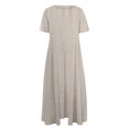 thumbnail image 4 of HomeGardon Liquidation! Robes d'Été pour Femmes 2025, Robes d'Été pour Femmes, Robe Unie Décontractée d'Été pour Femmes à Col Rond et Manches Courtes, P-XXXXXL, 4 of 4