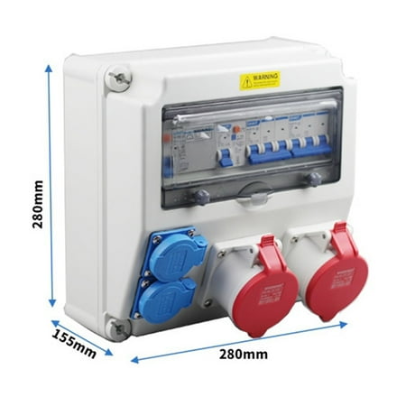 

1pc Outdoor Waterproof Wall Mount Electric Car Charging Socket Box Breaker