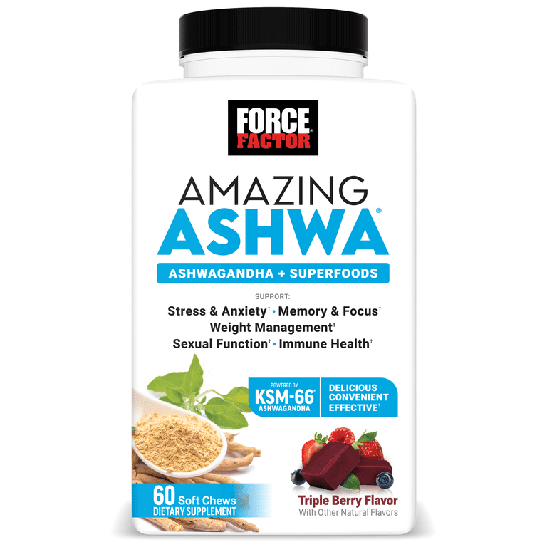 Ashwagandha Soft Chews with Superfoods and B Vitamins, 60 Count photo 3