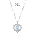 thumbnail image 4 of Collar con corazón para mujer Collar con colgante en forma de corazón Collar con perlas para novia Colgante en forma de corazón Regalo para el día de San Valentín, 4 of 7