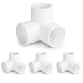 thumbnail image 1 of Accesorios de tubería de PVC Zernmiarder, 3 vías, 1,5 cm, SCH40, 12 piezas, 1 of 8