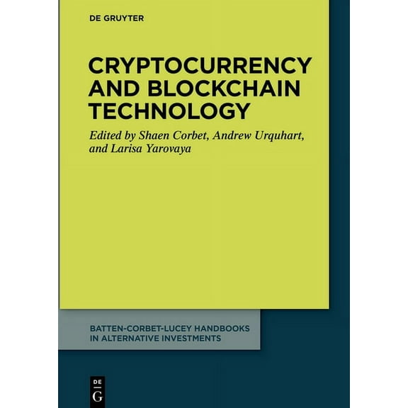 Batten-Corbet-Lucey Handbooks in Alterna Cryptocurrency and Blockchain Technology, Book 1, (Hardcover)
