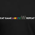 thumbnail image 3 of CafePress - Power Rangers Eat Game Morph Men's Deluxe T Shirt - Mens Tri-blend T-Shirt, 3 of 4