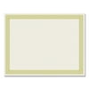 Great Papers! 963070 8.5 in. x 11 in. Foil Border Certificates - Ivory/Gold with Channel Gold Border (12/Pack)