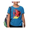 thumbnail image 3 of Playera Fan Army The Flash Talla 10 flash manga corta azul turquesa, 3 of 4