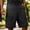 Black, variant on Sevevn Men's Casual Shorts Elastic Waist Drawstring Shorts with Zip Side Pockets Lightweight Summer Shorts
