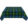 thumbnail image 3 of Washable Tablecloth, Campbell of Argyll Clan Tartan Rectangle Table Cover, Spillproof & Wrinkle-Free, for Farmhouse, Kitchen, Dining Room, Picnic Parties, 60 X 84 Inches, 3 of 7
