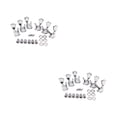 thumbnail image 4 of WORGEOUS 2pcs 3L3R Guitar String Tuning Pegs Tuners Machine Heads A-57 (Chrome), 4 of 8