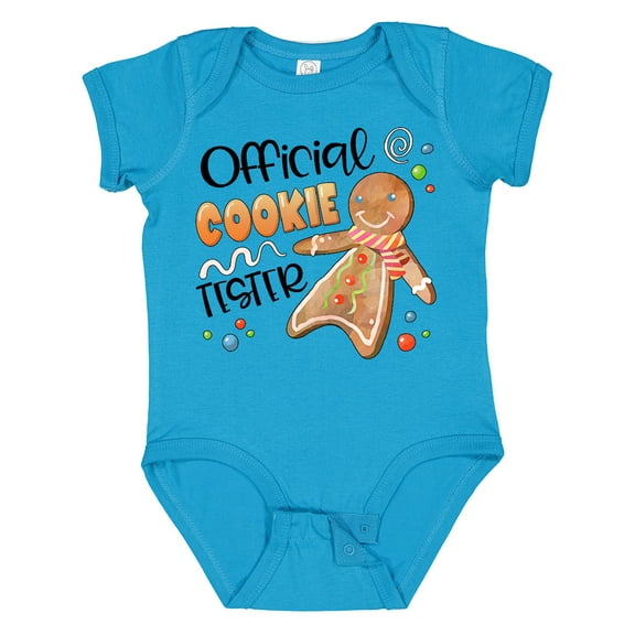Inktastic Official Cookie Tester Cute Gingerbread Boys or Girls Baby Bodysuit