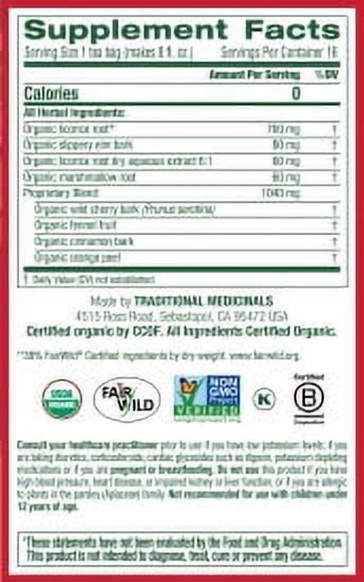 Traditional Medicinals Organic Throat Coat Herbal Tea with Licorice Root and Slippery Elm Bark, 16 Tea Bags