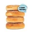 thumbnail image 4 of LMHF Low Carb & Keto Friendly Bagels, Sesame - 6g Net Carbs & 19g of Protein No Added Sugar, Plant based, Low Calorie Bagels - 12 OZ (4 Bagels/Pack) (Pack of 3), 4 of 5