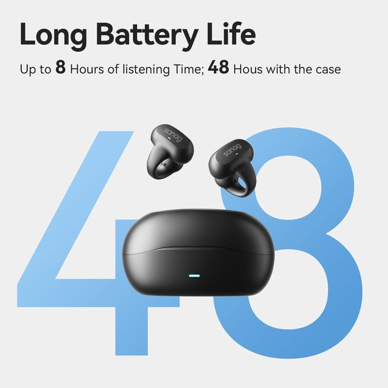 Sanag Bluetooth 5.3 Wireless Open Ear Headphones, IPX5 Waterproof