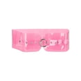 thumbnail image 1 of Cinturones transparentes para mujeres INSPIRE CHIC para vestidos, cinturones anchos con hebilla redonda rosa, 1 of 5