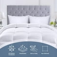 thumbnail image 3 of Comforters Queen Size All Season Duvet Insert Down Alternative Box Stitched Bed Comforter with Corner Tabs Machine Washable (), 3 of 8