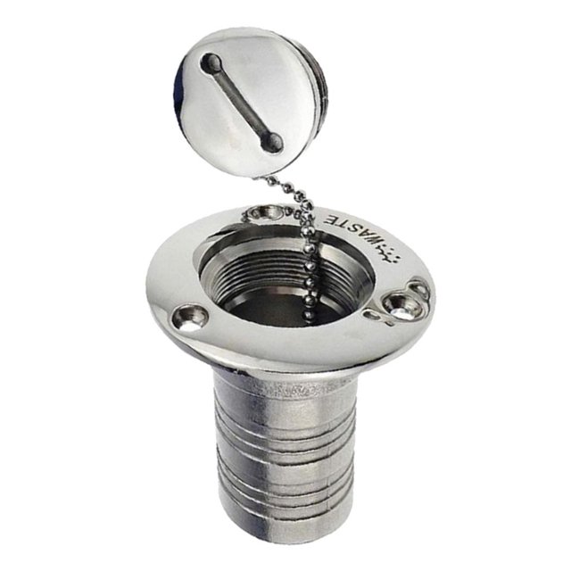 Relleno de llenado de cubierta de de desechos de barco marino de 38 mm con llave de material acero inoxidable 316 Yotijar Relleno de llenado de cubierta de combustible