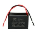 thumbnail image 4 of Uxcell CBB61 Ceiling Fan Capacitor 2 Pcs 15uF 450V AC 50/60HZ with 2 Wires 2.34 x 1.64 inch, 4 of 6