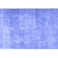 thumbnail image 1 of Ahgly Company Machine Washable Indoor Rectangle Persian Blue Traditional Area Rugs, 4' x 6', 1 of 4