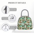 thumbnail image 4 of Easygdp Colorful Hawaii Palms Bolsa de Almuerzo Insulada Grande, Forro de Aluminio, Diseño Espacioso, a Prueba de Fugas, Ideal para Trabajo, Picnics, Viajes y Actividades al Aire Libre, 4 of 6