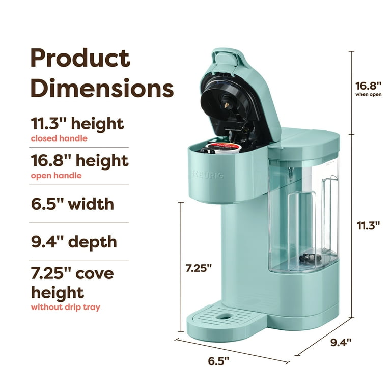 Free Shipping! Keurig Coffee Maker, Seafoam Green, Single-Serve K