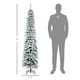 thumbnail image 5 of Árbol de Navidad HOMCOM de 6 pies de altura, flocado en nieve con 395 puntas, 5 of 9