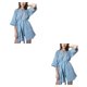 thumbnail image 1 of Albornoz de Gasa de Capas Minnieouse para Mujer Ropa de Dormir con Cordones Algodón, 1 of 6