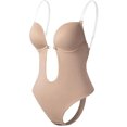 thumbnail image 2 of Tbopshirt Body Shaper for Women Tummy Control,Woman's Fashion Bodysuit Chest Cushion Comfortable Hollow Out Bra Underwear Shapewear, 2 of 5