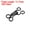 Dark Black, variant on 100pcs Metal Sewing Hooks and Eyes Closures Suitable for Bra Clothing Sewing Craft Trousers Dark Black