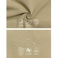 thumbnail image 2 of Little Donkey Andy Women's Lightweight Windbreaker Jacket with Hood Breathable Windproof Spring Fall Summer Jacket Hiking Running Golf UPF50+ Khaki S, 2 of 6