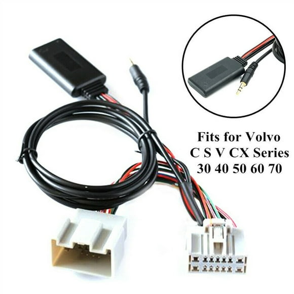 Récepteur Audio de Voiture Adaptateur Audio aux In Câble aux pour Volvo C30/S V 40
