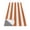 Orange, variant on Blue Stripes Yoga Towel for Hot Yoga Non Slip, Simple Blue White Texture Yoga Mat Towel Absorbent Yoga Sweat Towels Microfiber Hot Yoga Blanket for Bikram Pilates 26"x74"