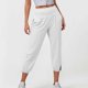 thumbnail image 3 of Pantalones cortos holgados de yoga con bolsillos para mujer - Cómodos pantalones capri para correr, 3 of 6