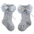 thumbnail image 2 of Hwmodou Baby Bow Socks Toddlers Boys Girls Children Kids Socks Toddler Shoes Socks Princess Socks Floor Socks Fashion Comfy Actice Fit,0M-3Y, 2 of 6