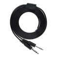 thumbnail image 1 of Aviation Headphone Headset Replacement Cable Dual GA Plug 2 Meter  DIY Aircraft Audio Cable, 1 of 7