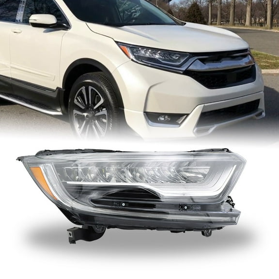 labwork Headlights Assembly Replacement for Honda CR-V 2017-2022 (For models with Full LED type headlamps) Passenger Right Side RH