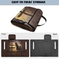 thumbnail image 6 of Xixirimido Easy-carry Golf Cart Seat Covers, Portable Golf Cart Seat Towel Blanket Quilted with 4 Pockets Fits for EZGO, Yamaha, Club Car & More 2-Seat Carts, Cross Horse Wilderness, 6 of 8