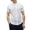 F161 White, variant on Curuila Mens Tops Solid Color Short Sleeve Crew Neck Button Down Fashionable Soft Tee Grey Size 2Xl