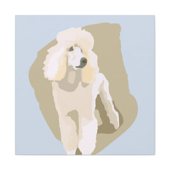 Poodle in Minimalism - Canvas