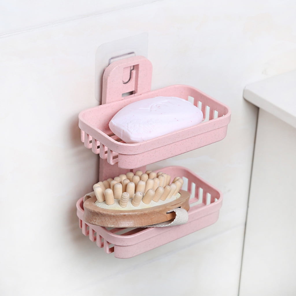 Soapbox Holder Tray Soap Dish Plate Storage Box Bathroom Shower Accessories