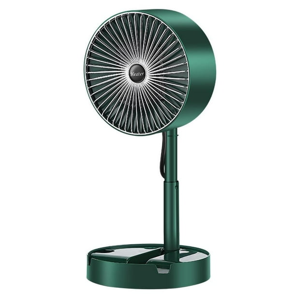Calentador eléctrico de 800 W, máquina calentadora telescópica de 2 velocidades para dormitorio de oficina en casa