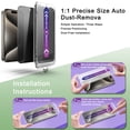 thumbnail image 3 of Protector de pantalla de privacidad SHANG PIN JIA para iPhone 15 Pro Max, 3 of 7