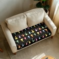 thumbnail image 2 of ZUXONGSY Christmas Sofa Cushion Cover Colored Lights Couch Cushion Dust Cover Elastic Separate Sofa Slipcover Comfortable Couch Cushion Slipcover Xmas Sofa Cushion Slipcover Size M, 2 of 5