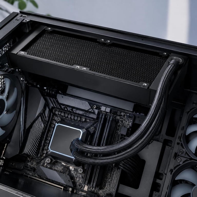 WIND LAND Dense Fin PC Radiator for DIY Computer Water-Cooling Systems ...