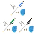 thumbnail image 2 of Car Washing Sprinkler Kit Water Nozzle Washing Sprinkler Machine Tool Vehicle Maintenance High Pressure Sprayer Set Cleaning Fitting Wash Component Blue, 2 of 8