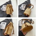 thumbnail image 3 of MMYGU Bucket Bag for Women Woven Straw Shoulder Crossbody Bag 2025 Summer Chic Handbag Clutch Purse, 3 of 9