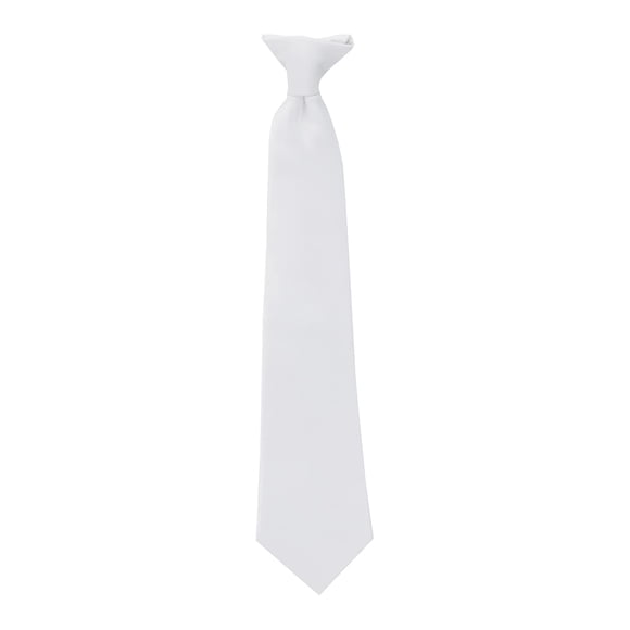 Corbata Blanca de Broche para Niños Umo Lorenzo Sólida Edades 0-10