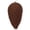 Chocolate, variant on Vickerman 7" Silver Flocked Pinecone Christmas Ornament, Pack of 2