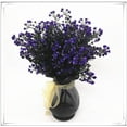 thumbnail image 2 of Artificial Greenery, Plastic Plants Fake Bell Grass Flowers Lifelike Patio Yard Corridor Indoor Outdoor Home Garden Balcony Party Pot Planter Filler Table Arrangement Decoration Purple 4 pcs, 2 of 5