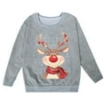 thumbnail image 3 of Toddler Christmas Sweatshirts for Kids Christmas Reindeer Sweatshirts Pullover Long Sleeve Crewneck Sweatshirt Boys Christmas Outfit 3-4 Years, 3 of 3